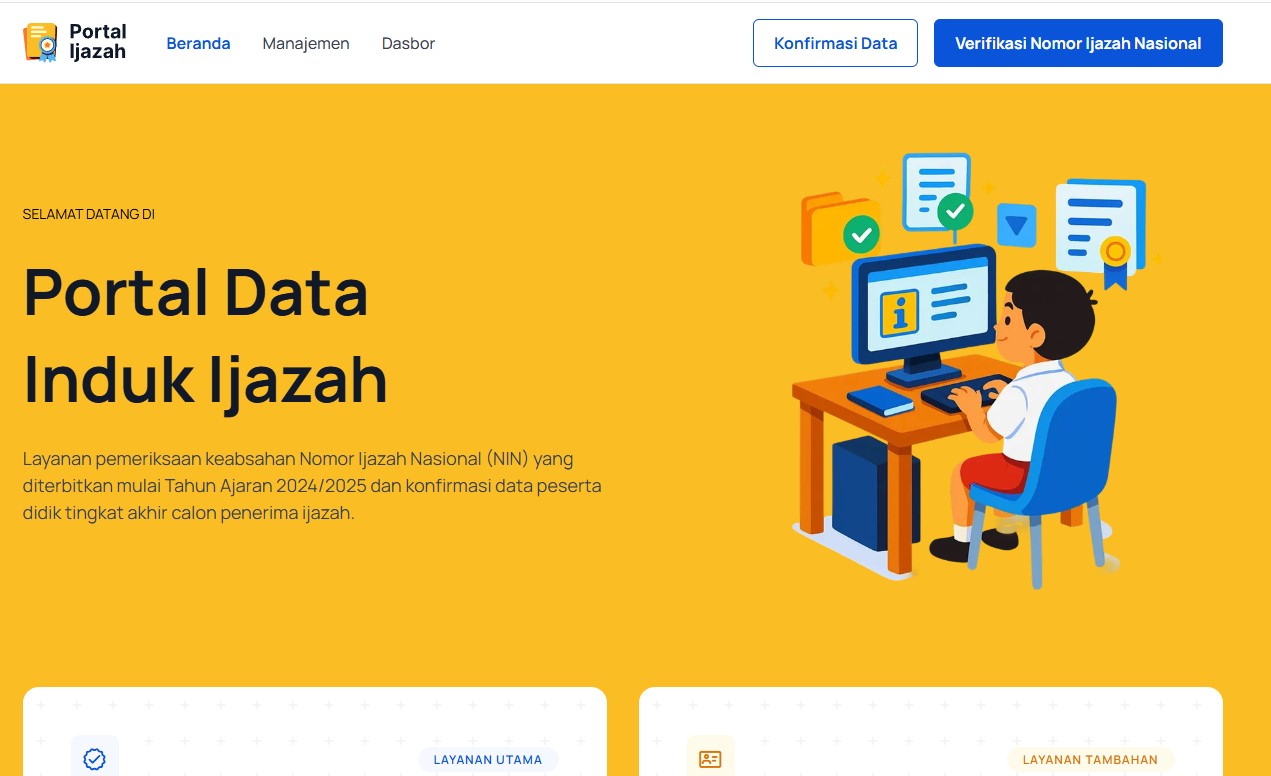 Portal Data Induk Ijazah